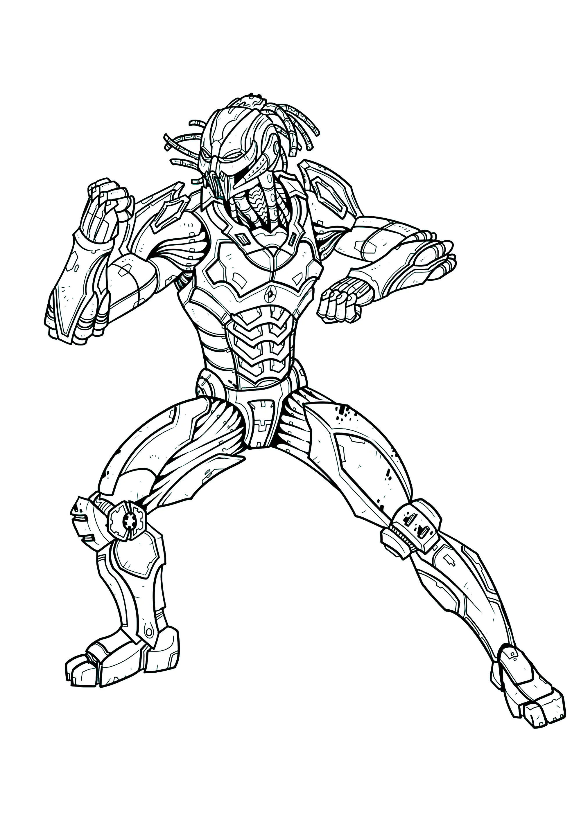 Mortal kombat to download for free (Printable Coloring Page for Kids)
