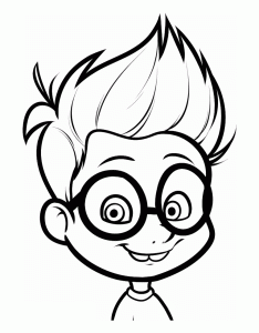 Coloring page mr peabody & sherman for kids