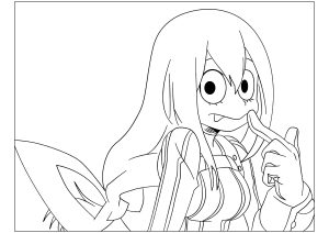 My Hero Academy coloring page to download for free