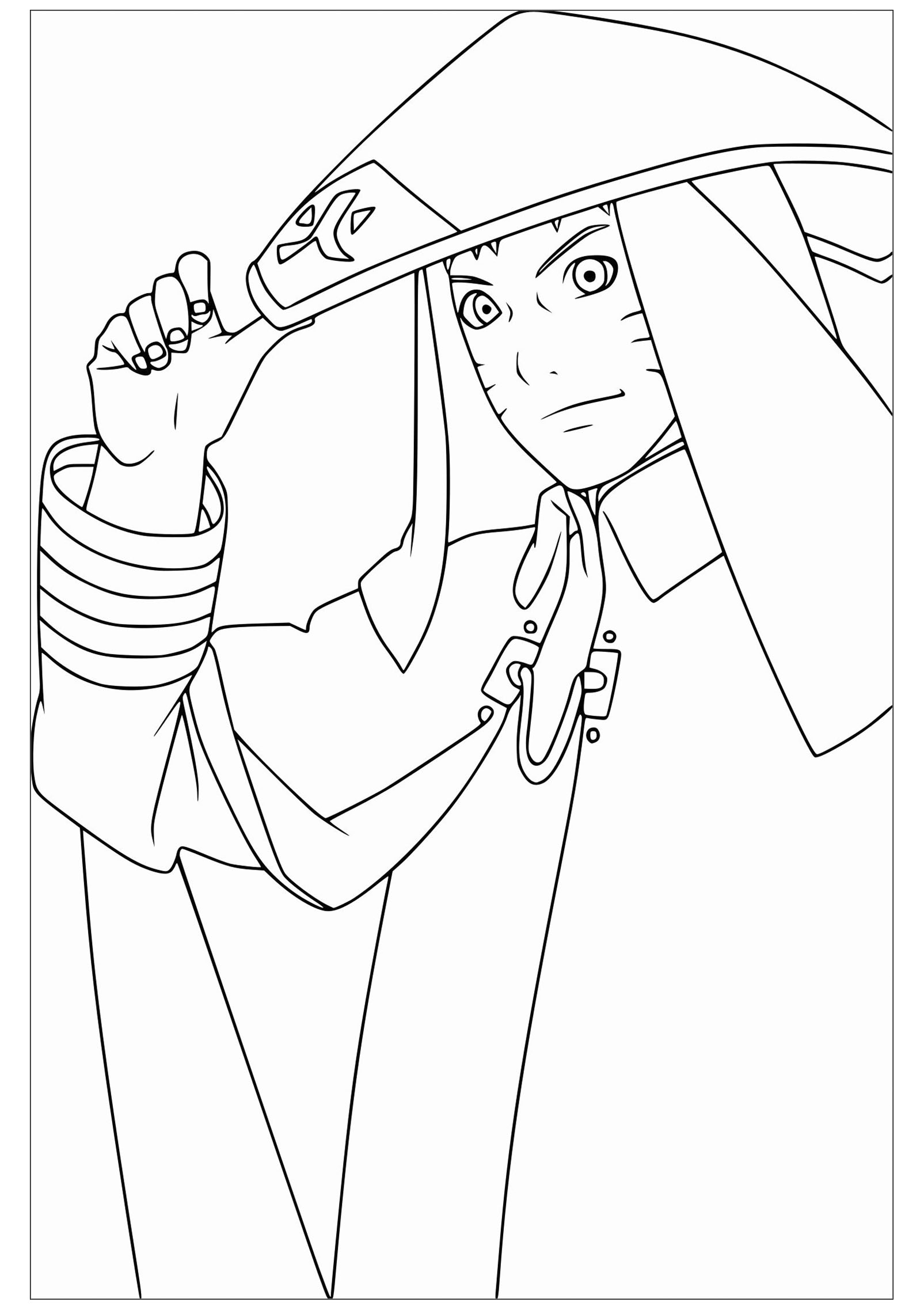 Naruto to print for free - Naruto Kids Coloring Pages