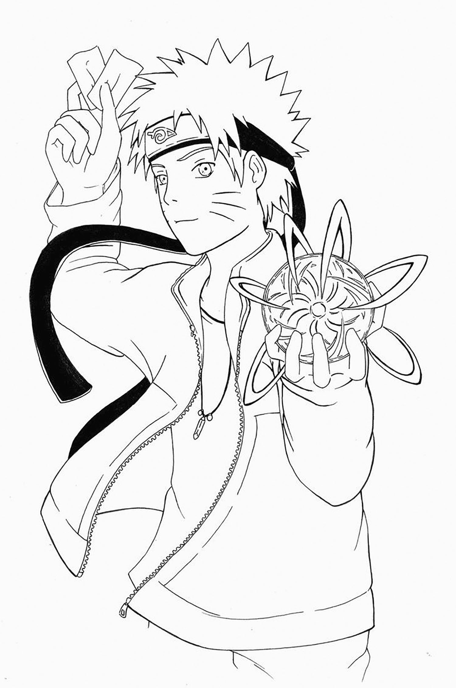 Naruto and the Rasengan (The Swirling Orb)