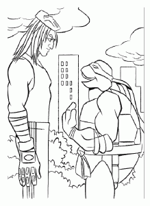 Free Ninja Turtles coloring pages to print