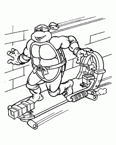 Coloring page ninja turtles to download for free