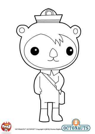 Octonauts drawing to download and print for children