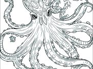 Octopuses Coloring Pages for Kids