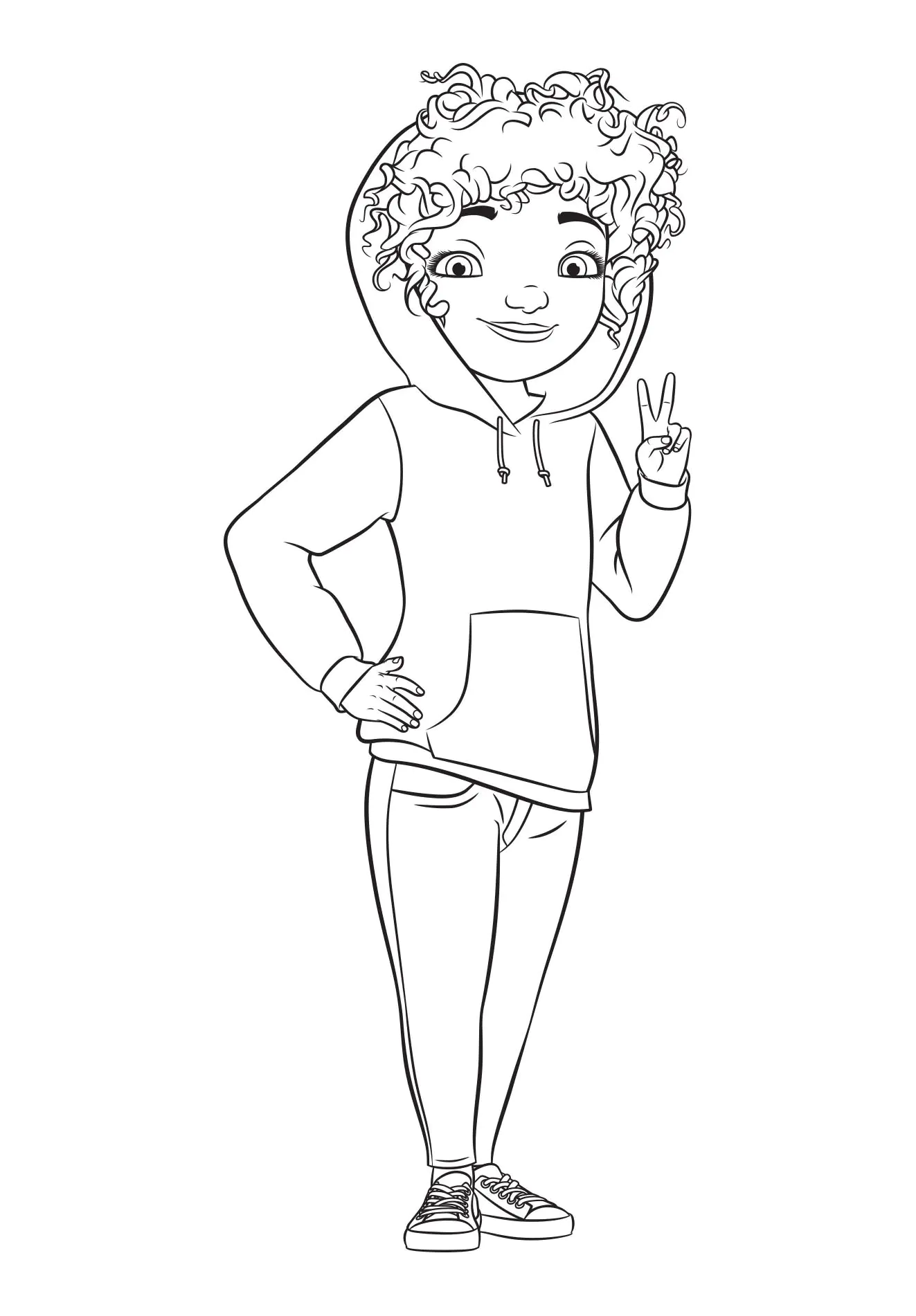 Free printable and coloring drawing of En route ! (Home)