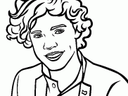 One Direction Coloring Pages for Kids