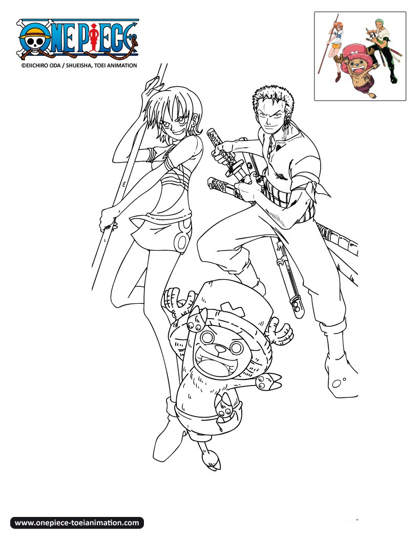 One Piece Free Printable Coloring Pages For Kids