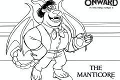 Printable Onward coloring sheets for Kids