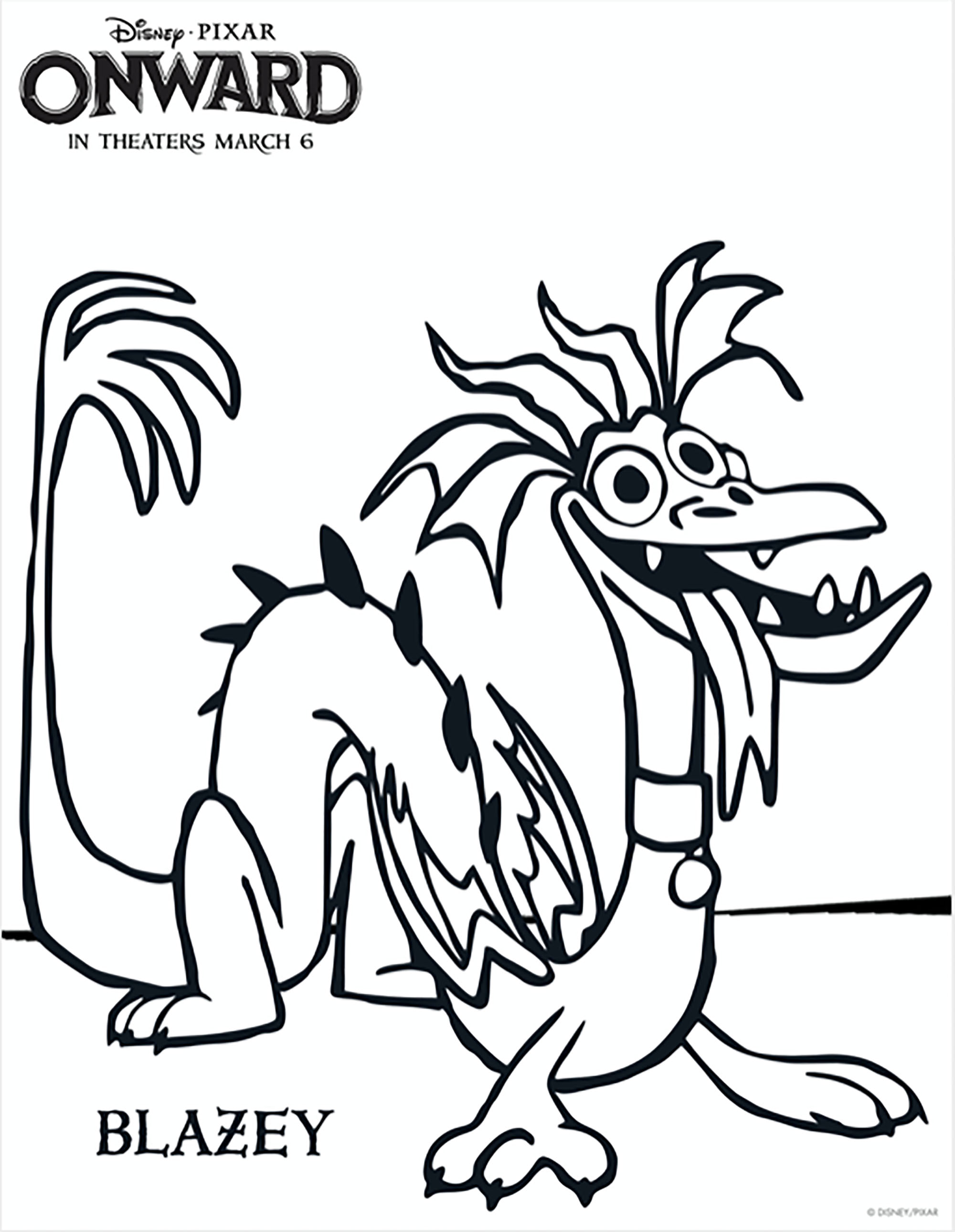Onward : Printable coloring page of Forward for kids Onward : Printable coloring page of Forward for kids