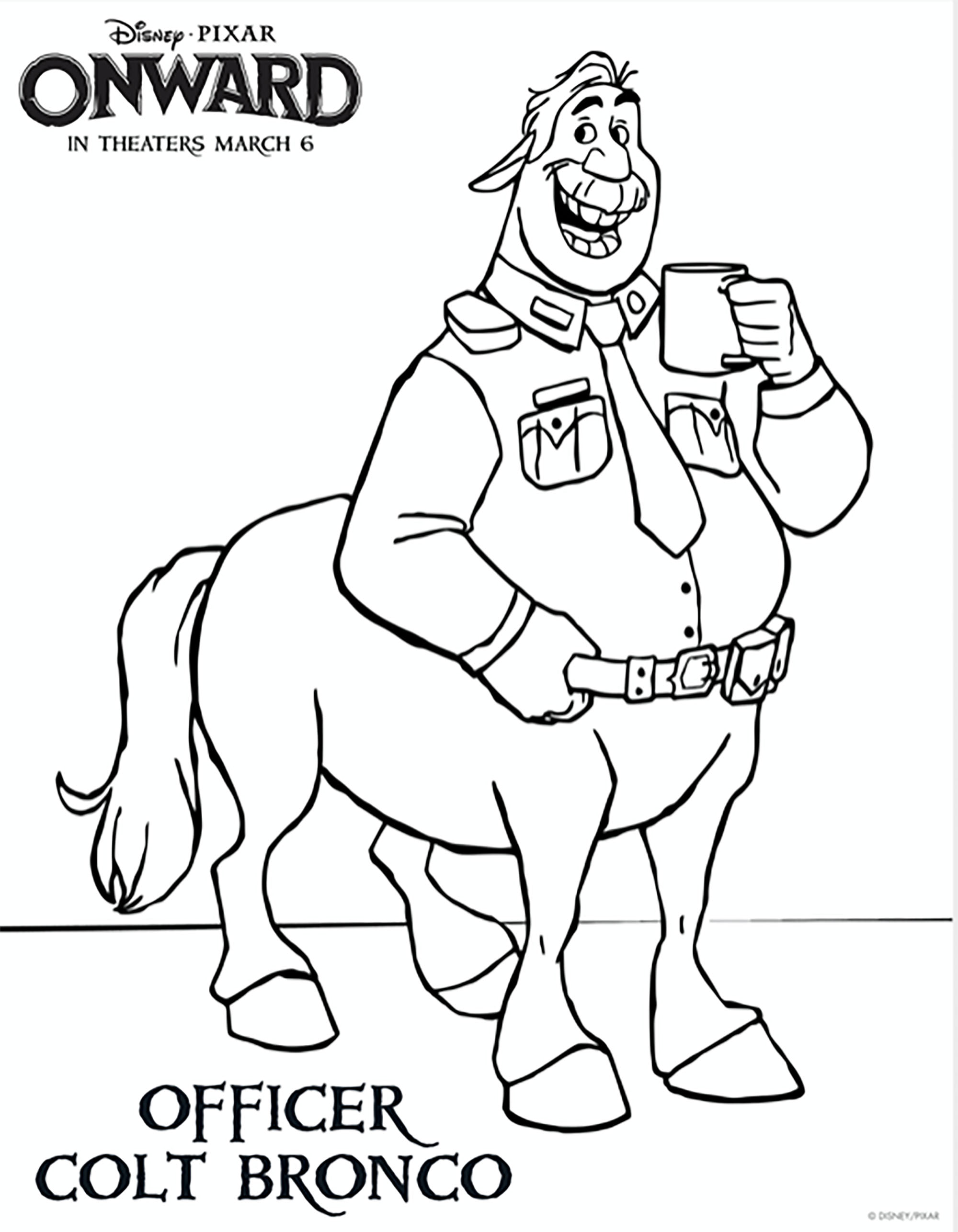 Printable coloring pages of Forward for kids