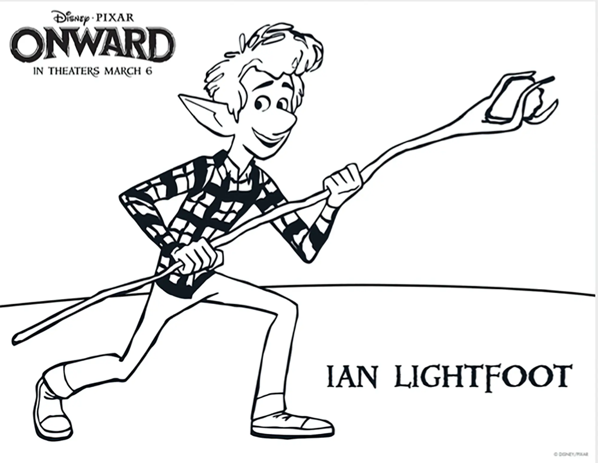 Image of Forward to print and color (Onward)