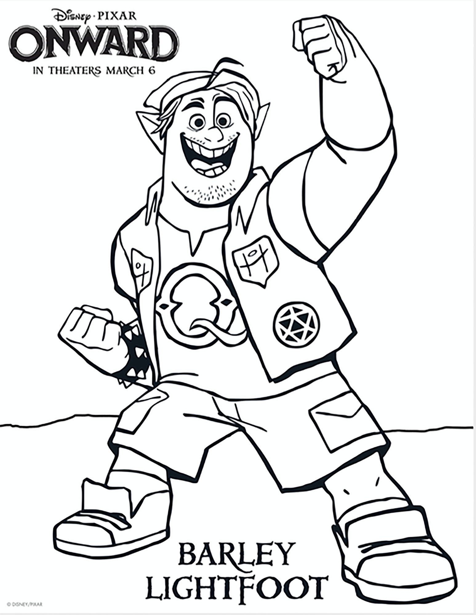 Onward : Printable coloring page of Forward Onward : Printable coloring page of Forward