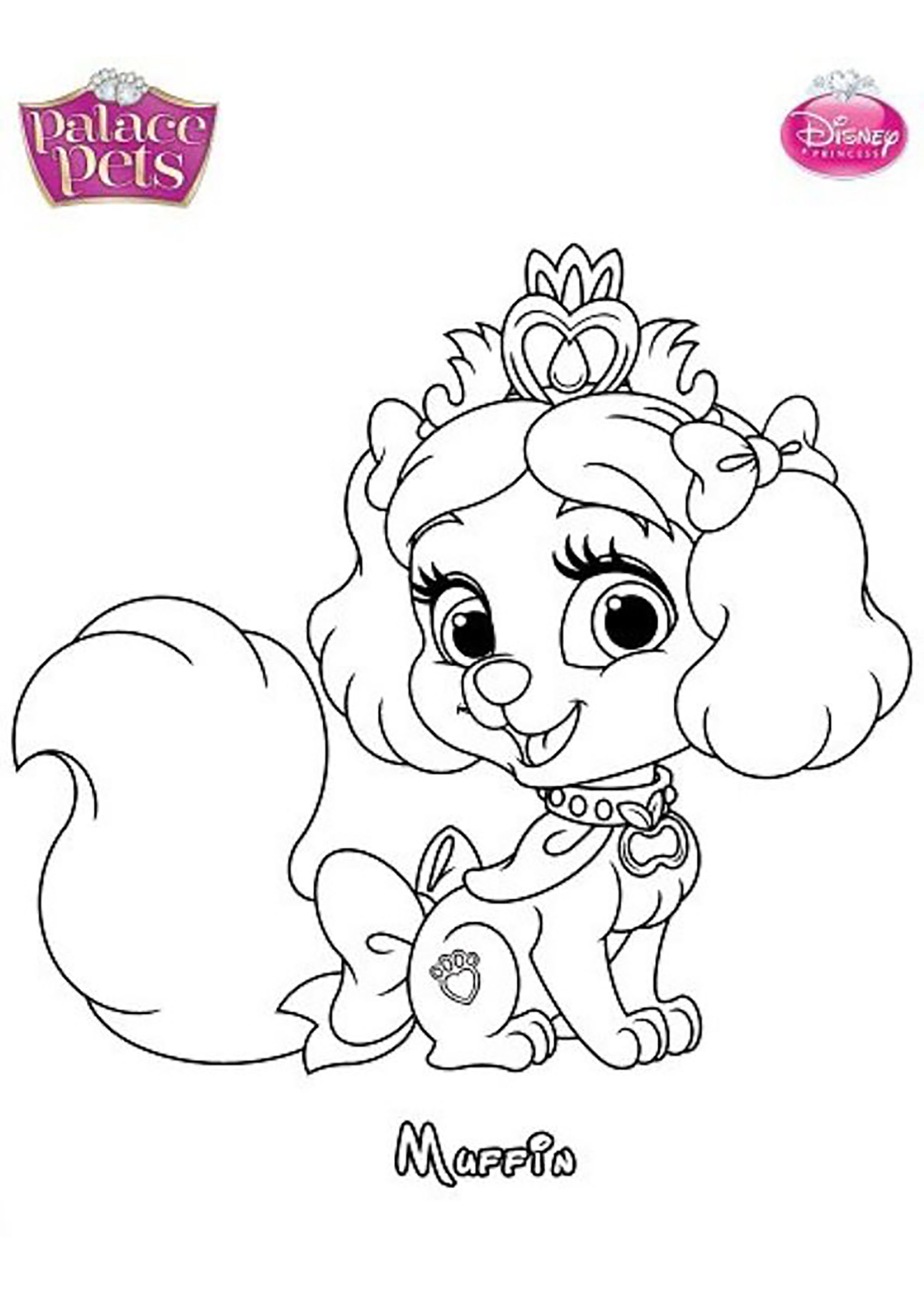 Muffins Palace Pets Coloring Pages