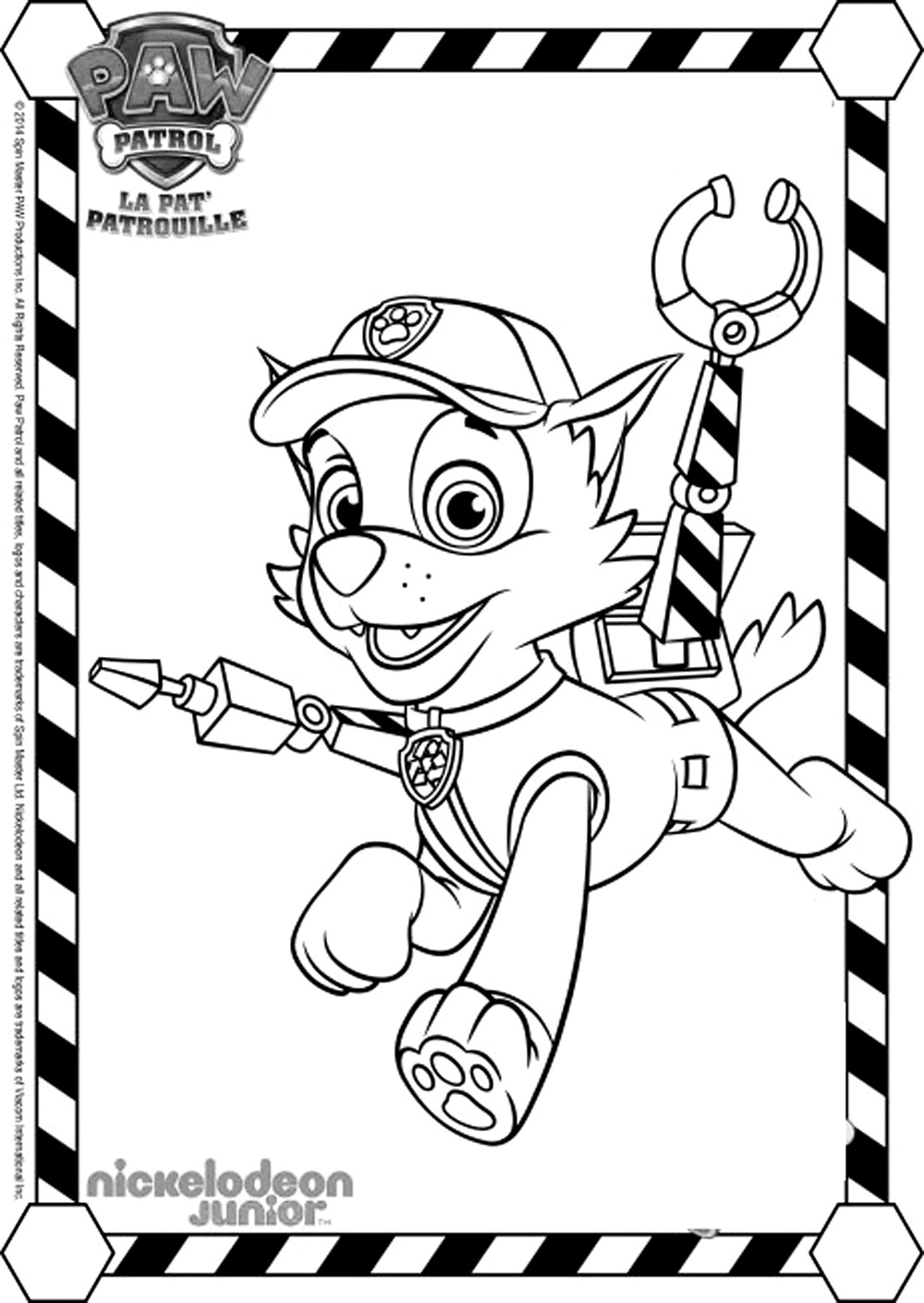 Coloriage et dessins Pat Patrouille (ou Paw Patrol ^^)