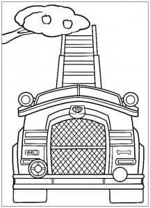 Pat Patrol : harvesting vehicle (Paw Patrol Coloring Page)