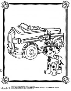 Printable Pat Patrol coloring pages for kids