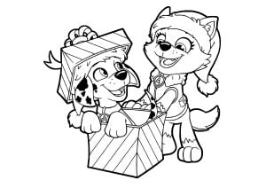 Paw Patrol Coloring Pages PDF To Print - Coloringfolder.com  Paw patrol  coloring, Paw patrol coloring pages, Paw patrol christmas