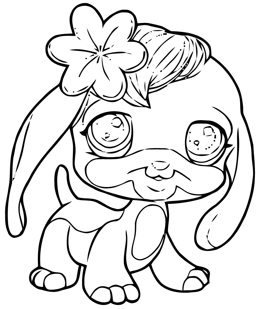 Free Petshop coloring pages to download Petshop Kids Coloring Pages