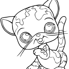 Printable Littlest Pet Shop coloring sheets for Kids