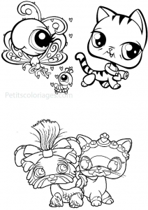 Petshop coloring pages for kids