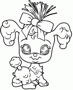 Petshop coloring pages to print for kids