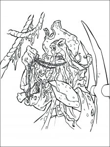 Pirates of the Caribbean coloring pages for kids