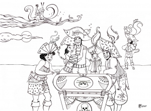 Coloring page pirates free to color for kids