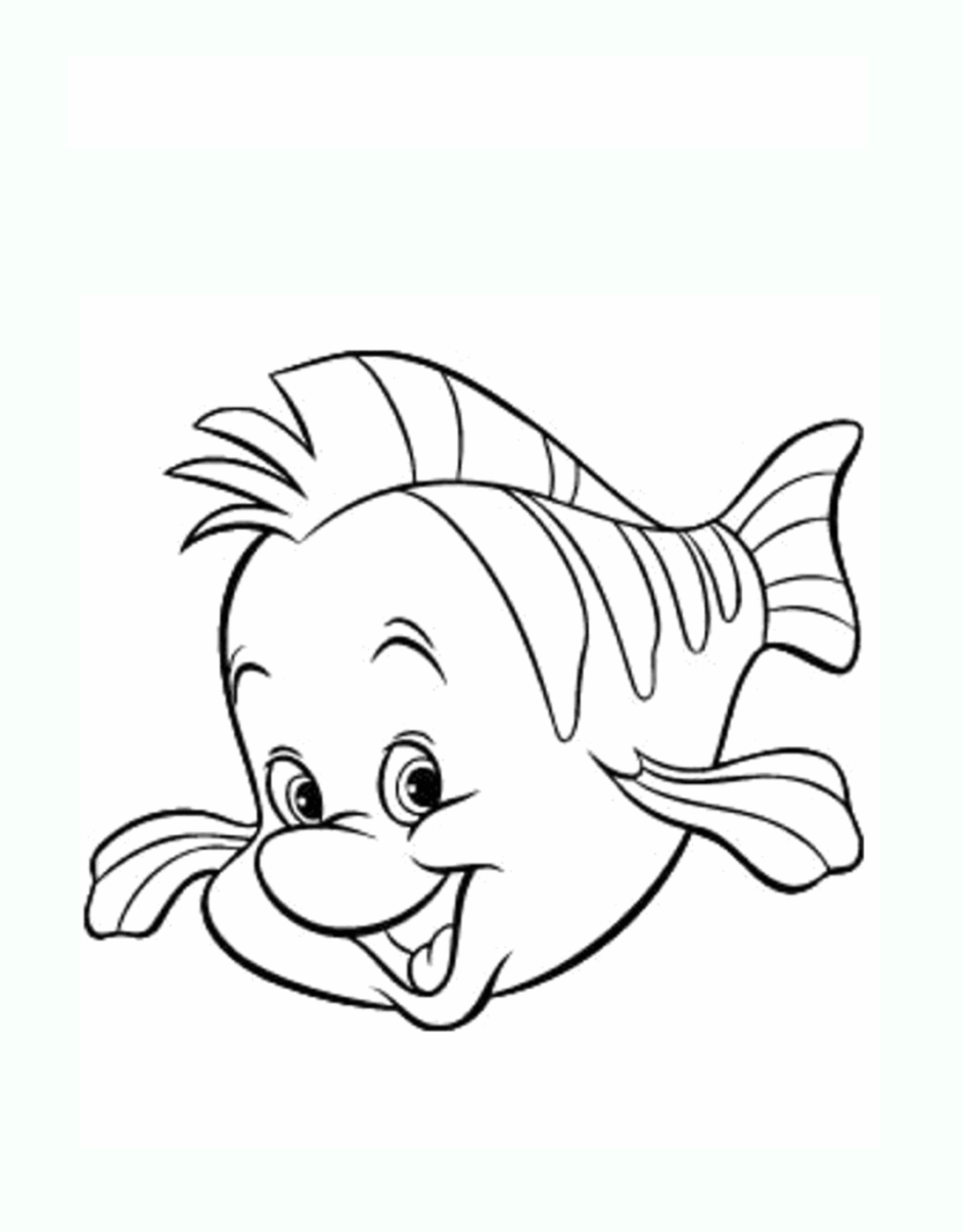 Polochon the Fish from Ariel the little mermaid