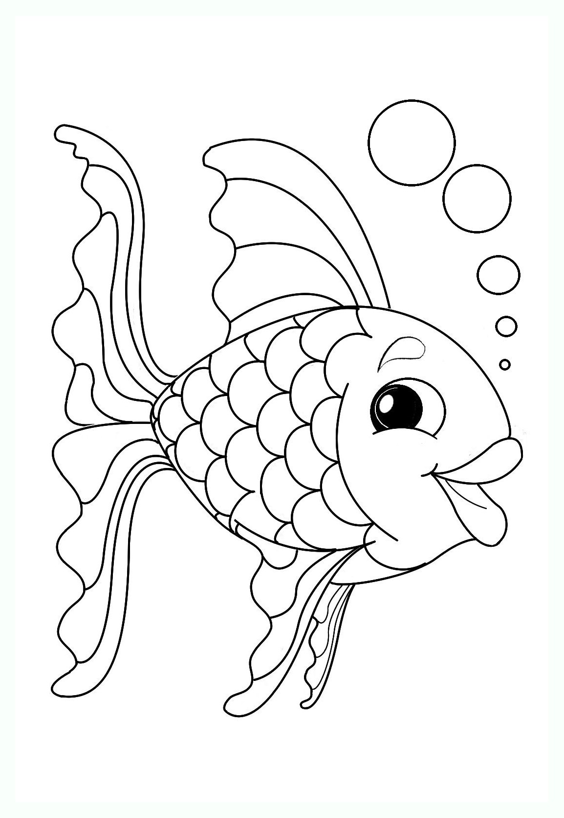 Pisces to print for free - Pisces Kids Coloring Pages