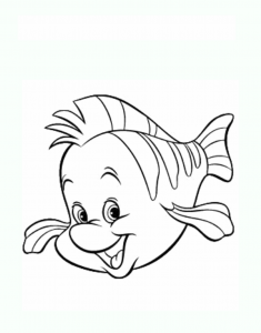 Free fish drawing to download and color