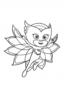 Coloring page pj masks free to color for kids