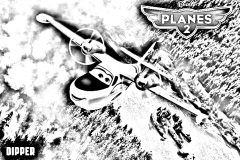 Printable Planes 2 coloring sheets for Kids