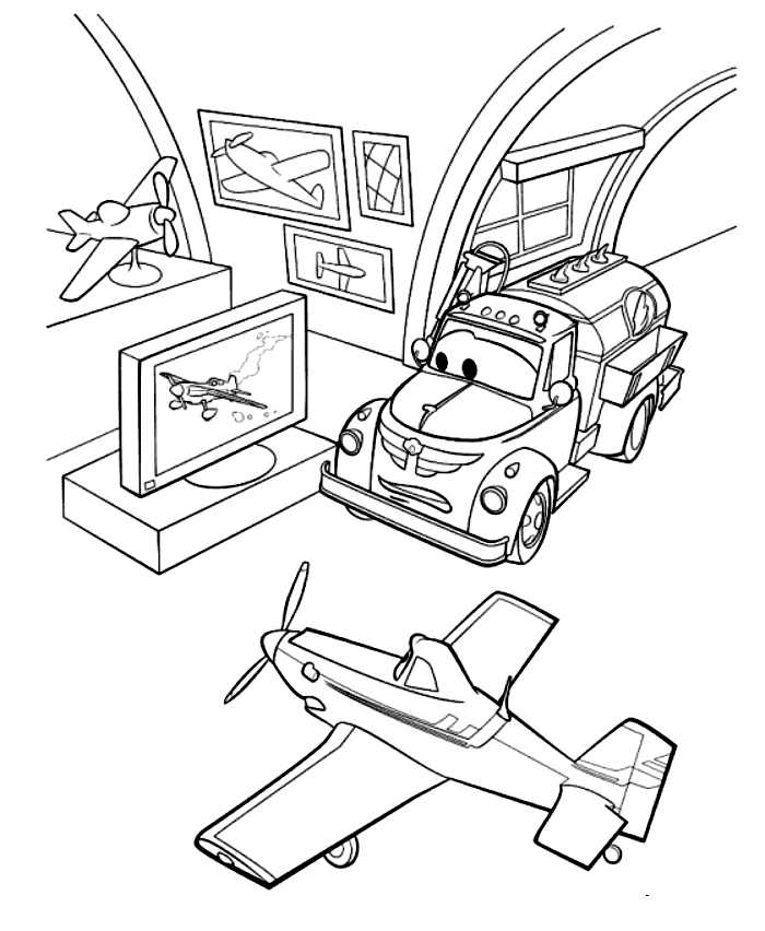 What do planes watch on TV?