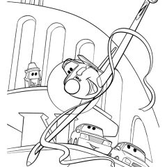 Printable Planes coloring sheets for Kids