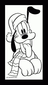 Free coloring pages of Pluto