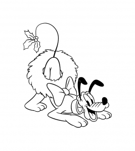 Free Pluto drawing to download and color