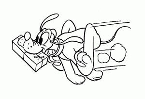 Coloring page pluto to print for free