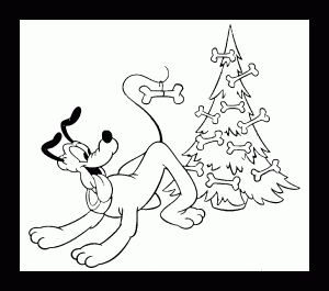 Free coloring pages of Pluto to print