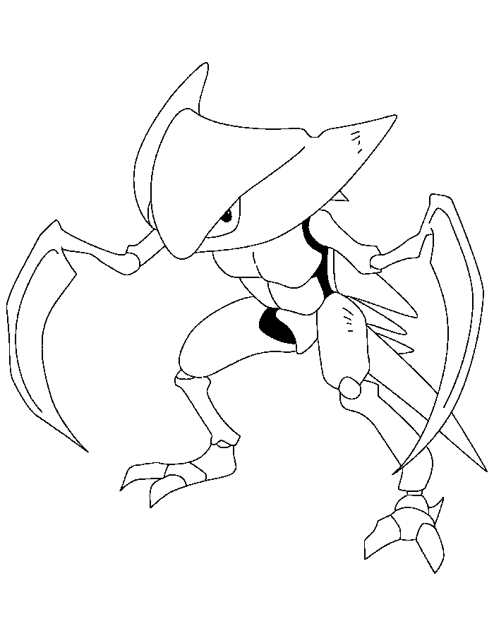 Simple Pokemon coloring page to download for free