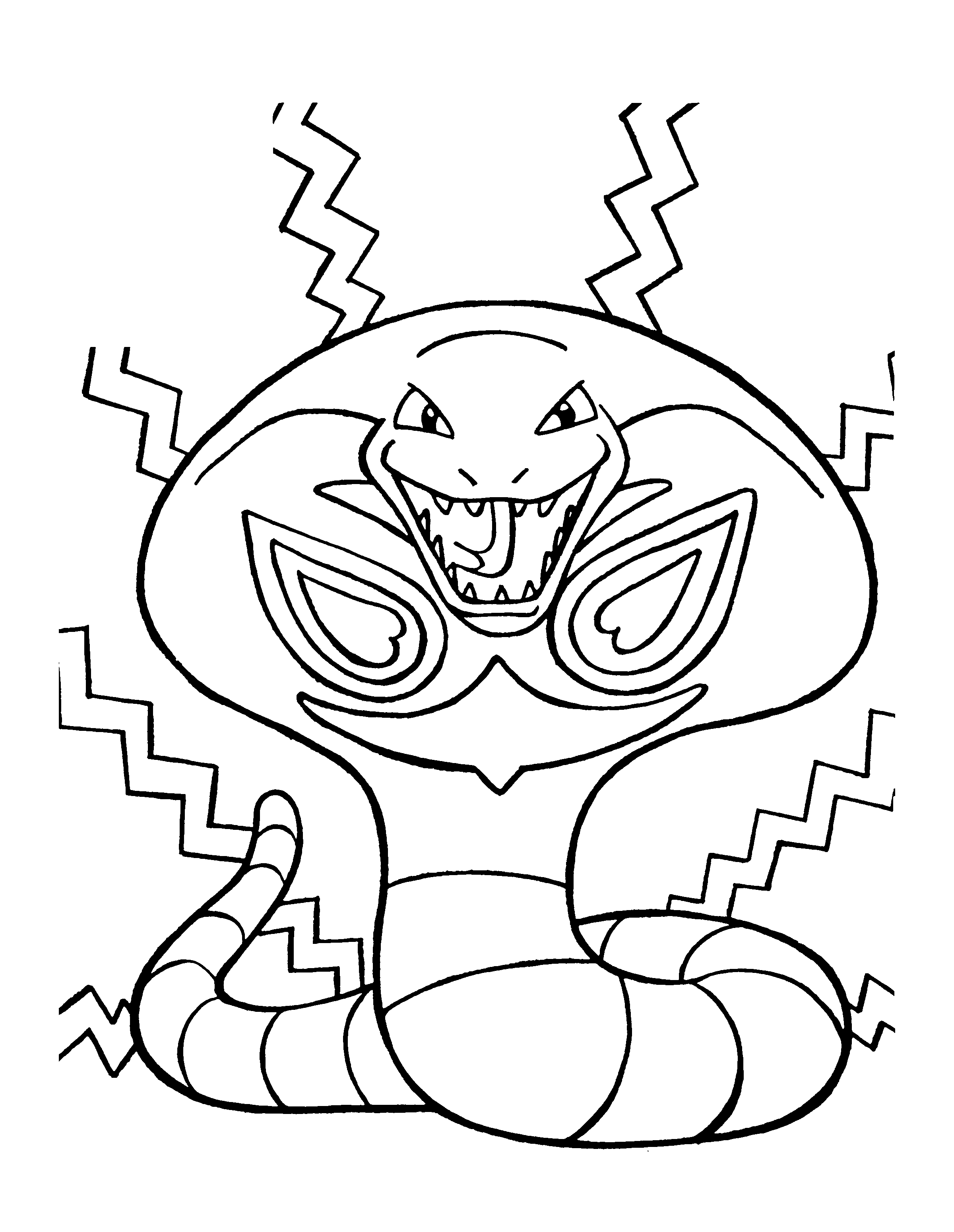 Pokemon coloring page to print and color for free