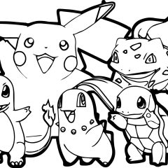 Printable Pokemon coloring sheets for Kids
