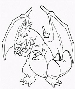 Coloring page pokemon for children