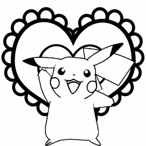 Coloring page pokemon for kids
