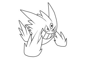 Gengar : Coloring page for kids