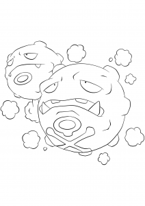 <b>Weezing</b> (No.110) : Pokemon (Generation I)