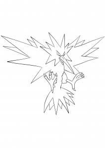 <b>Zapdos</b> (No.145) : Pokemon (Generation I)