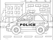 Police Coloring Pages for Kids