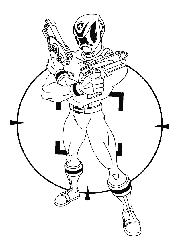 Power Rangers coloring pages, easy for kids