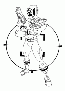 Coloring page power rangers to download